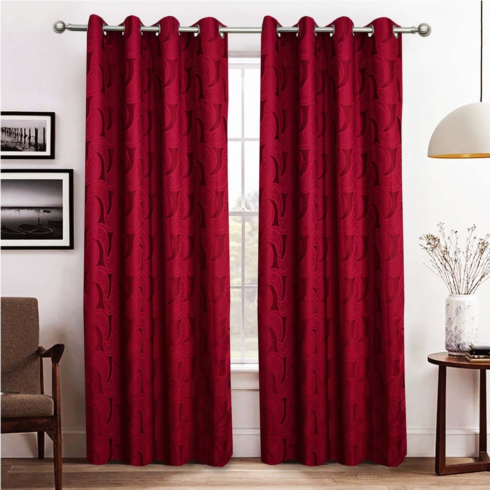 2 PCs Sateen Curtain - CN0003