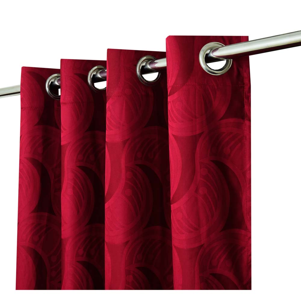 2 PCs Sateen Curtain - CN0003