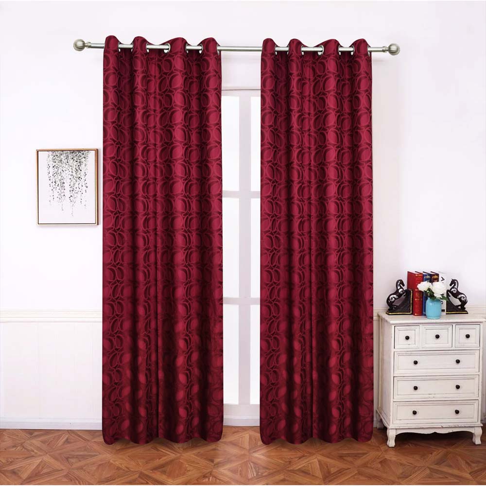 2 PCs Sateen Curtain - CN0005
