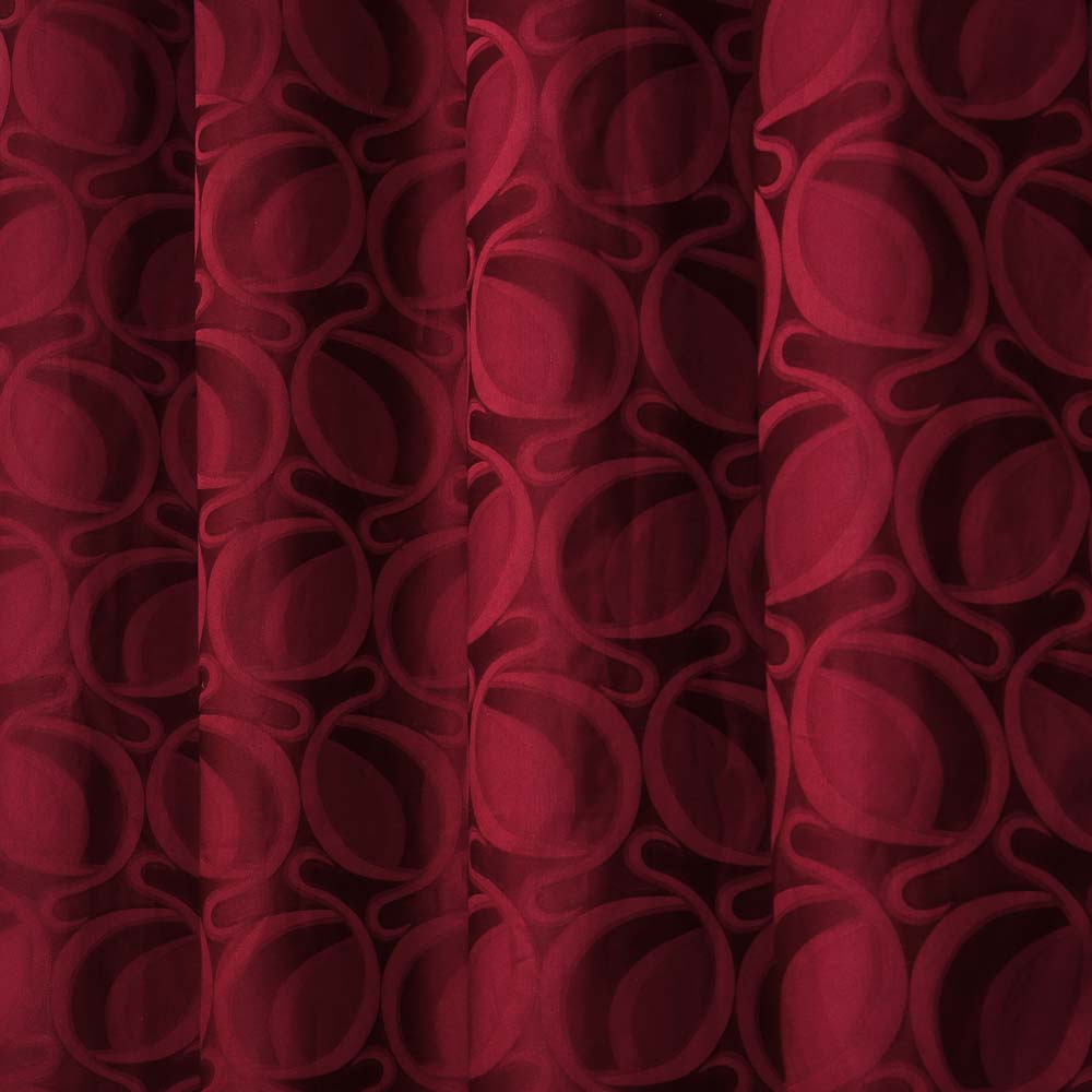 2 PCs Sateen Curtain - CN0005