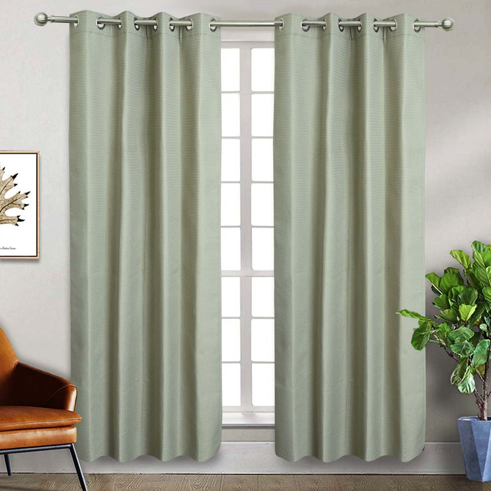 2 PCs Sateen Curtain - CN0007