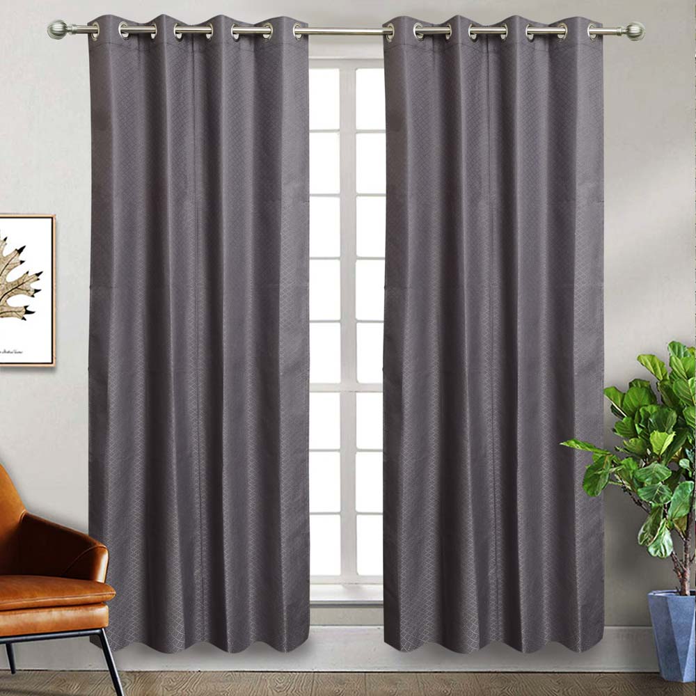 2 PCs Sateen Curtain - CN0008