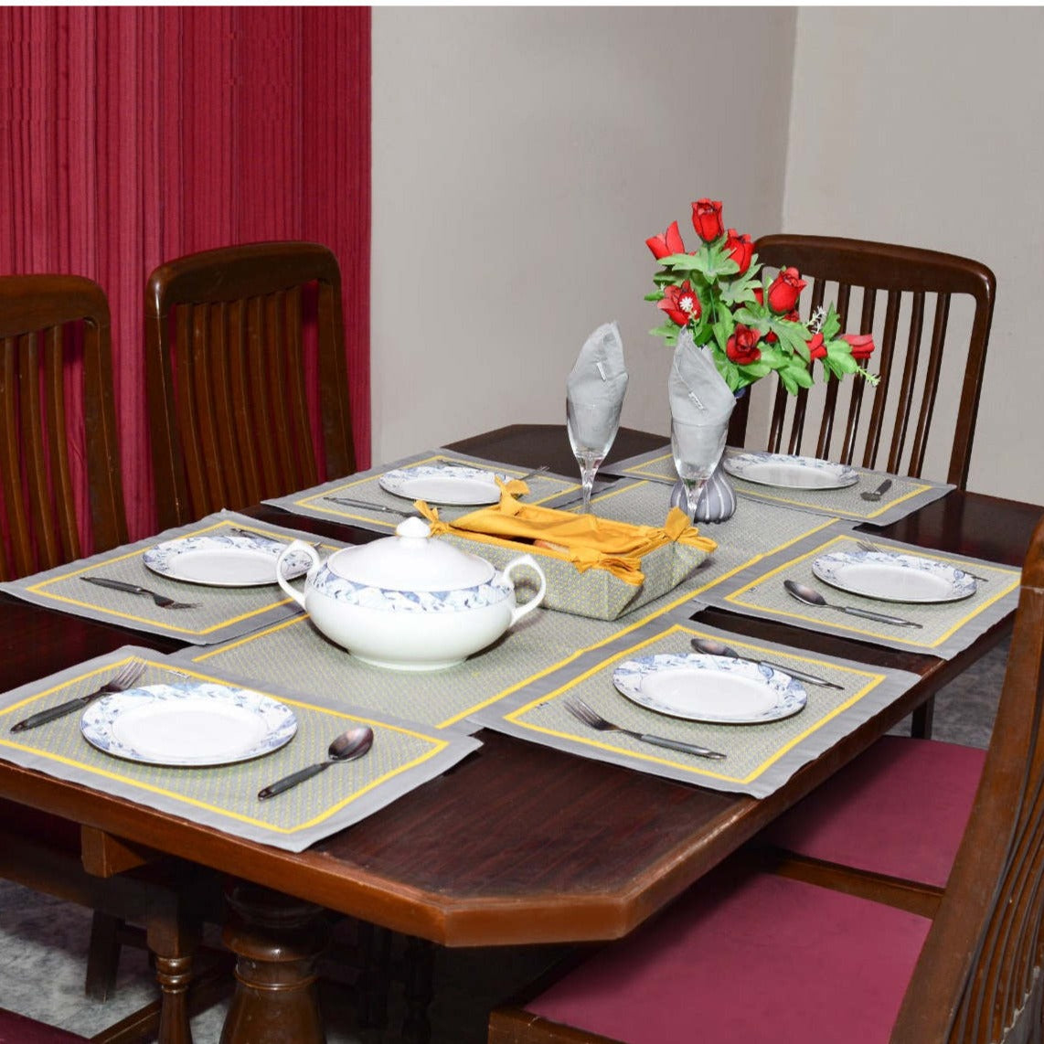 1 PC Kitchen Table Runner - Jute LK-2