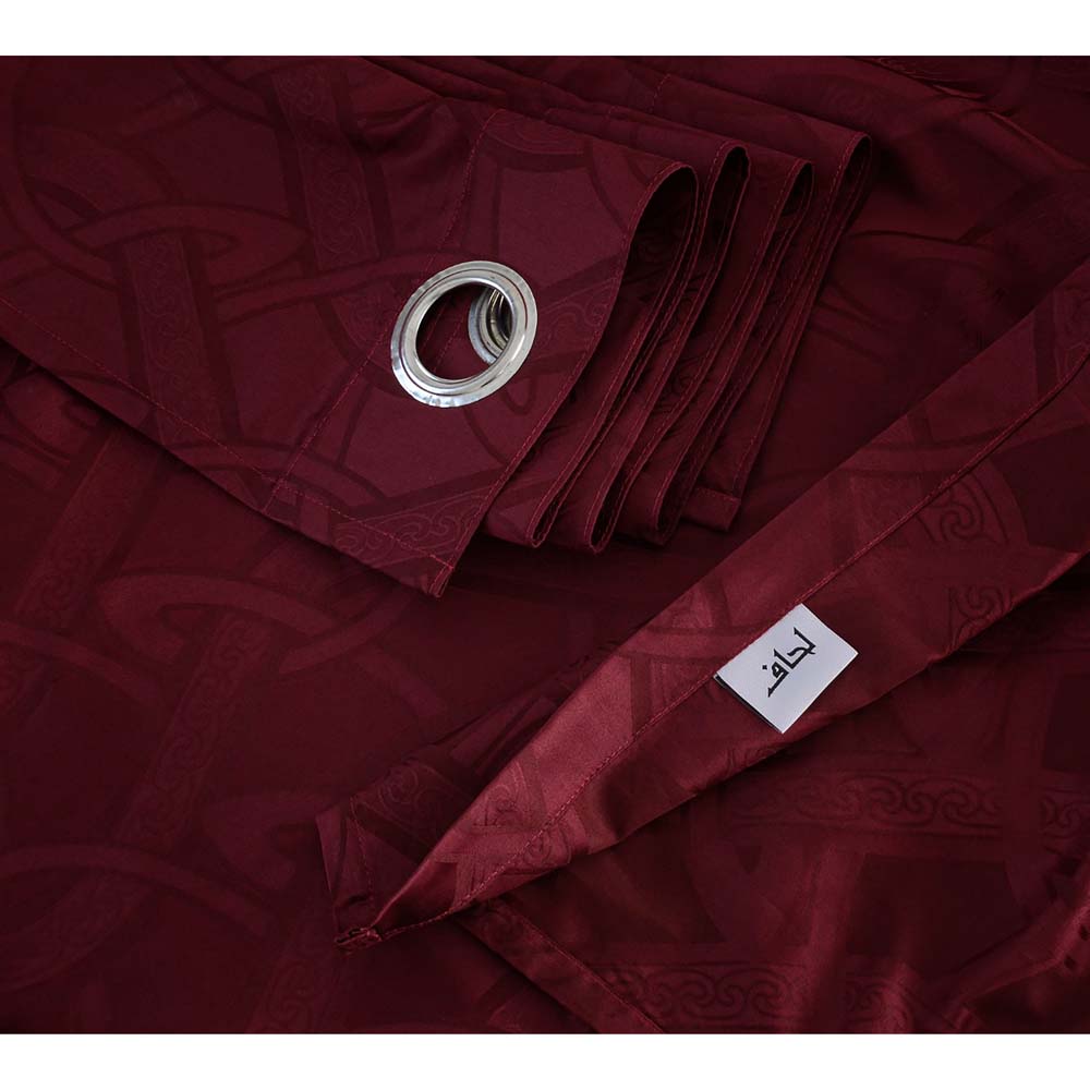 2 PCs Sateen Curtain - CN0001