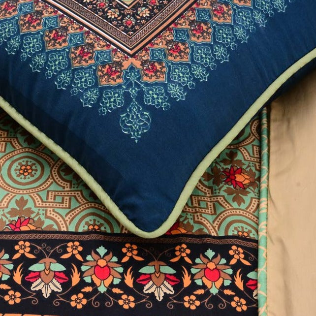 3 PCs Bed Sheet Allure - Cotton Sateen