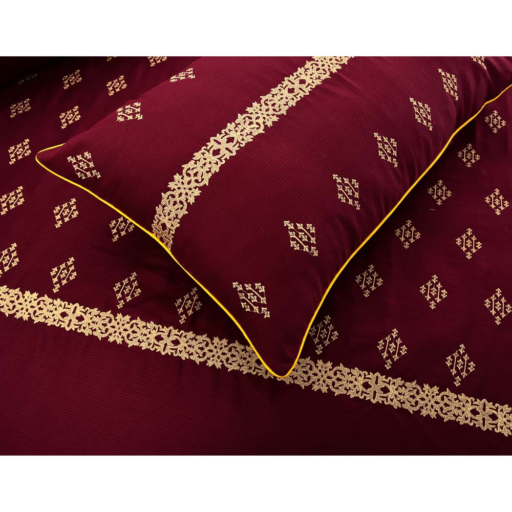 8 PCs Comforter Set Honey Moon - Cotton Sateen