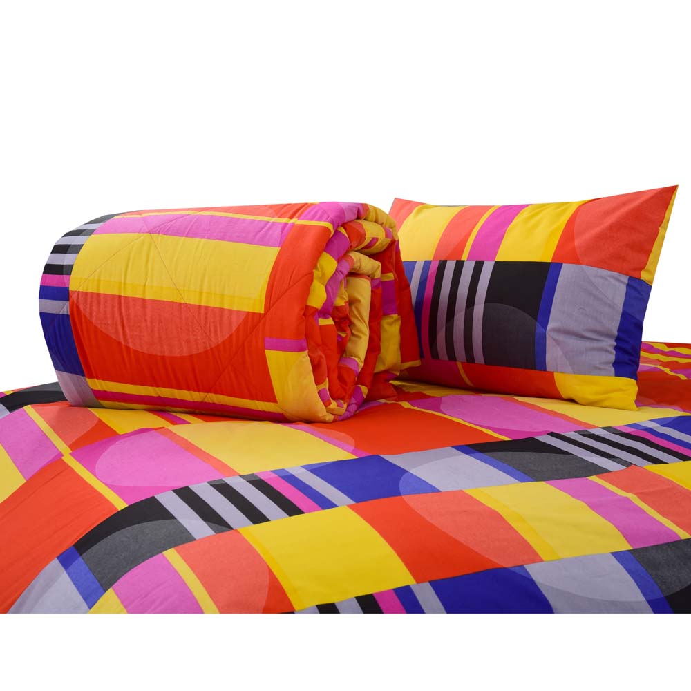 3 PCs Bed Sheet - BR0038