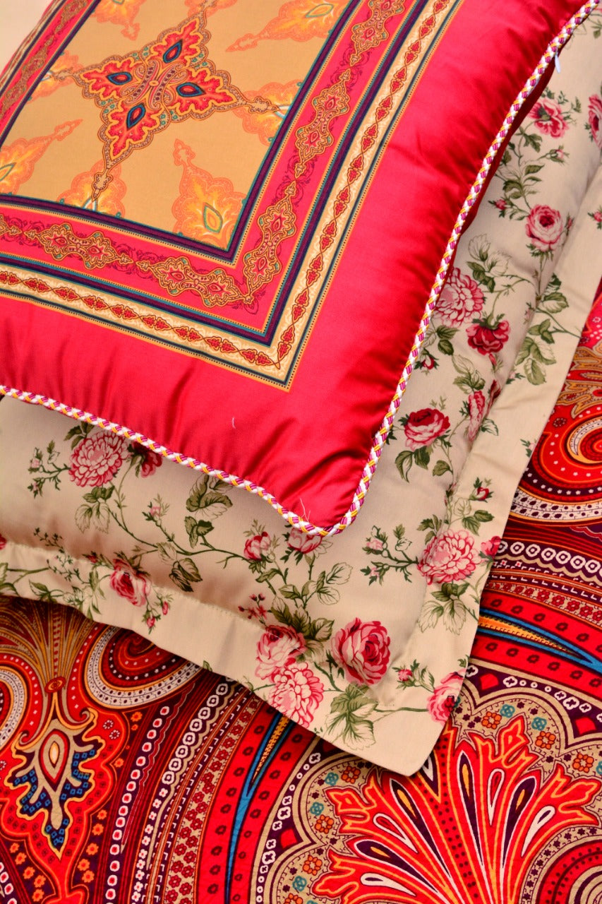 8 PCs Comforter Set Reet - Cotton Sateen