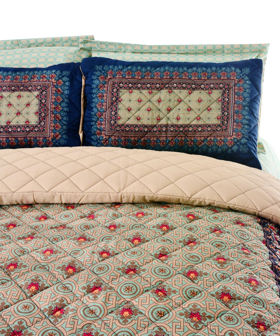 3 PCs Bed Spread Set Allure - Cotton Sateen