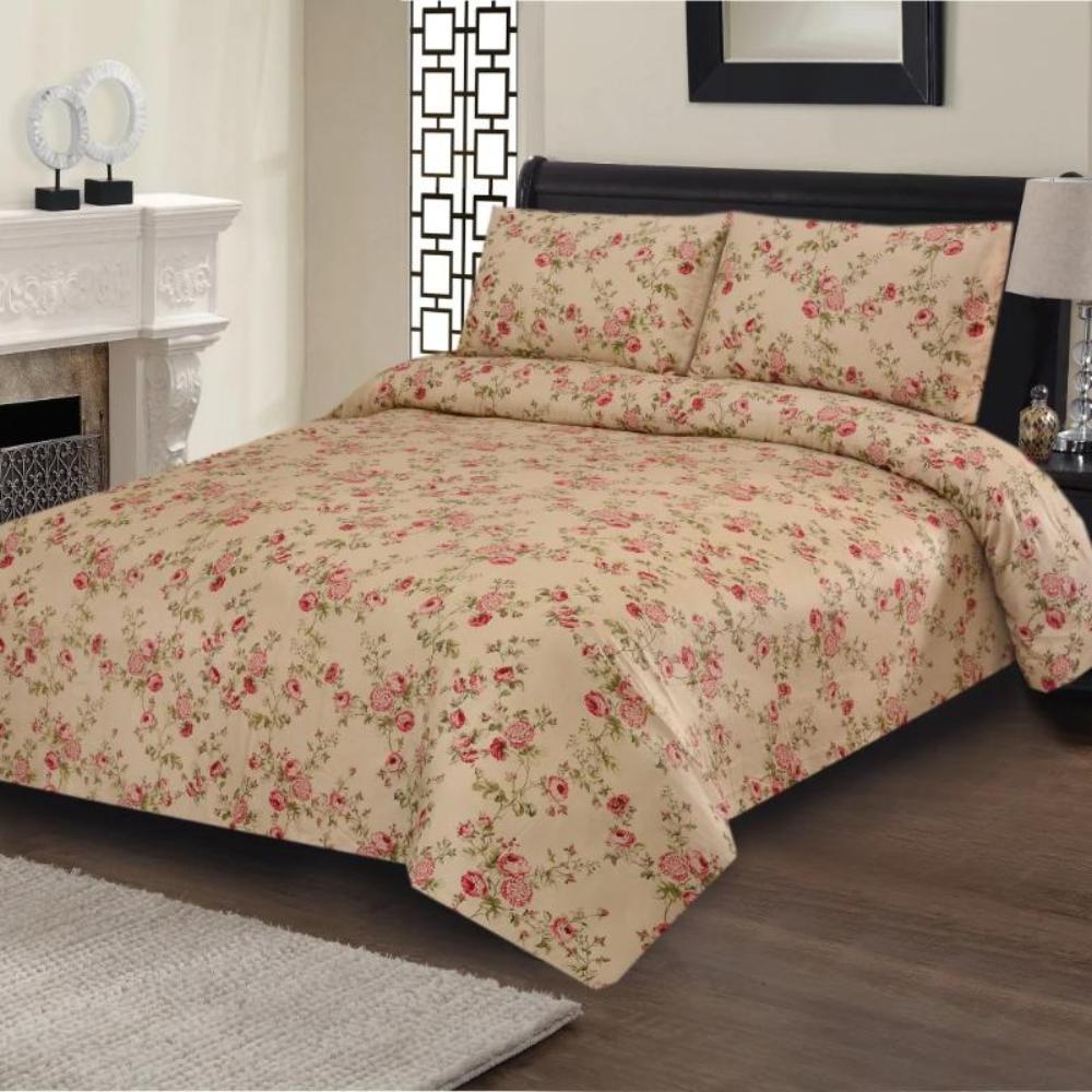 REET 3 PCs Bedsheet | 3 PCs Bed Spread | Quilt Cover | 8 PCs Comforter Set - Queen | King - Cotton Sateen