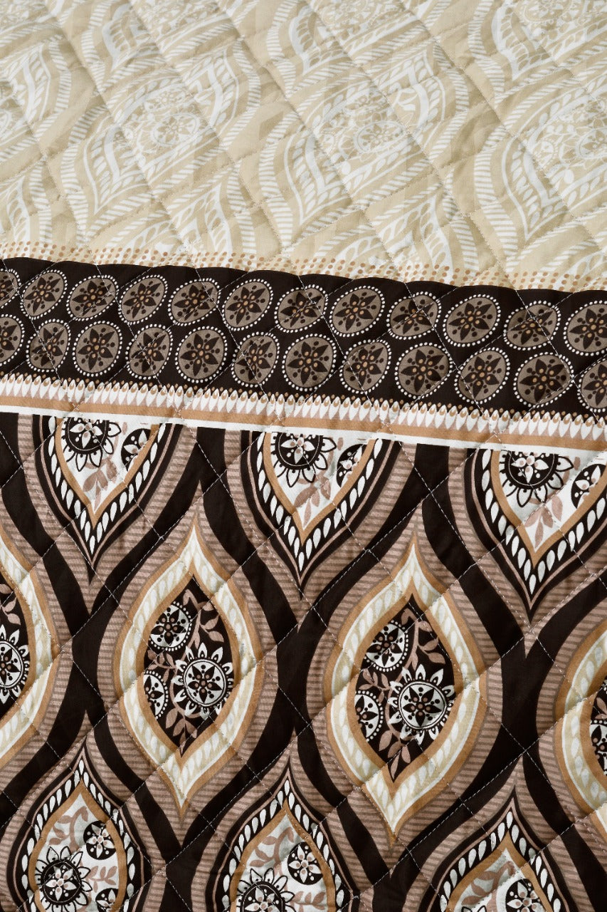 3 PCs Bed Spread Set Onion - Cotton Sateen