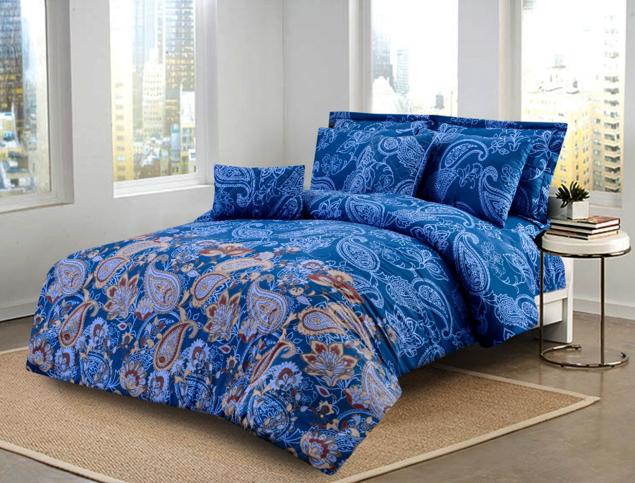 Quilt Cover Echo Blue