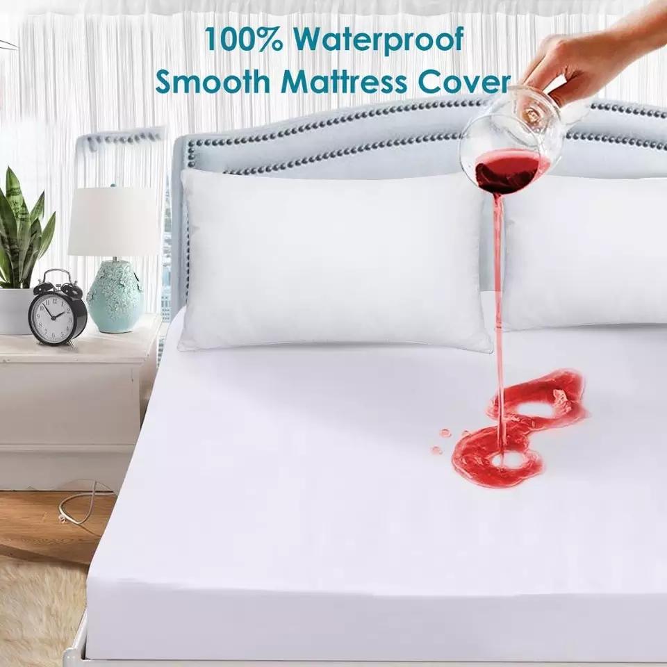 Terry Water Proof Mattress Fitted - White