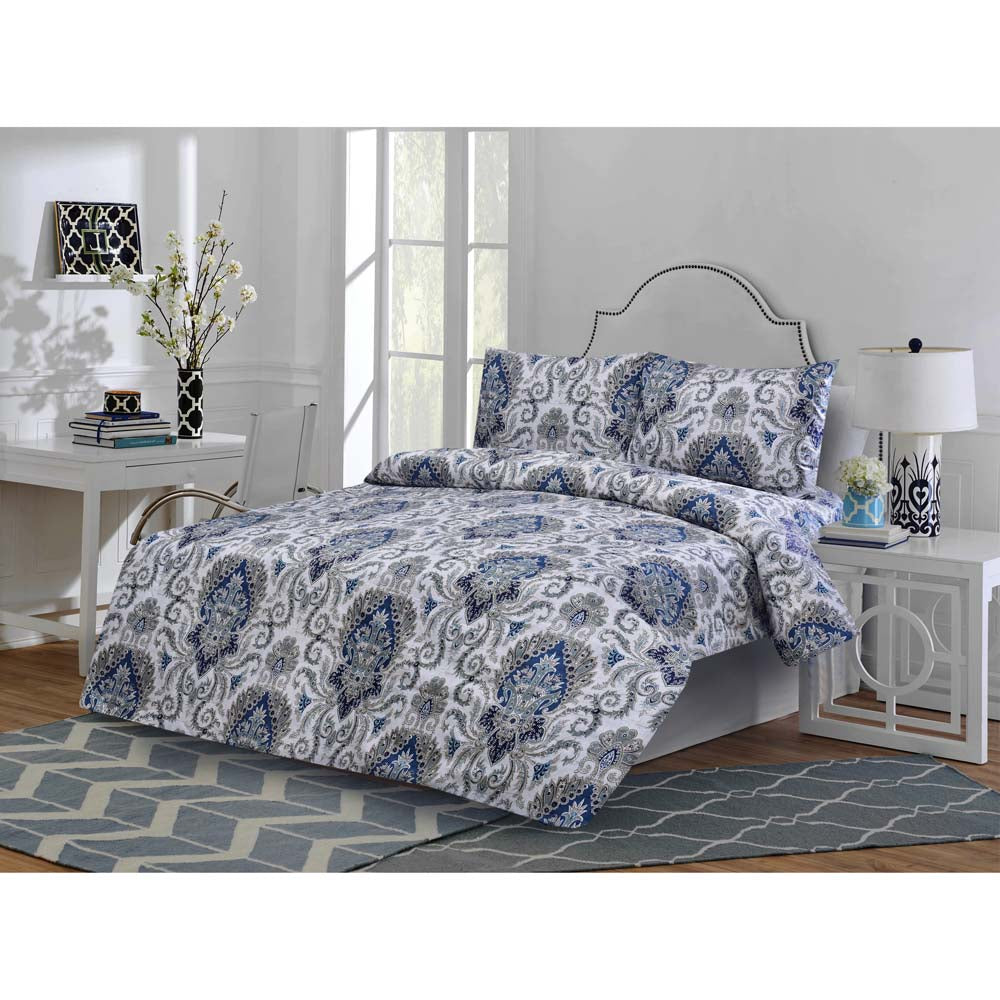 3 PCs Bed Sheet Moonlight - Polycotton