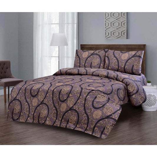 3 PCs Bed Sheet - BR0050