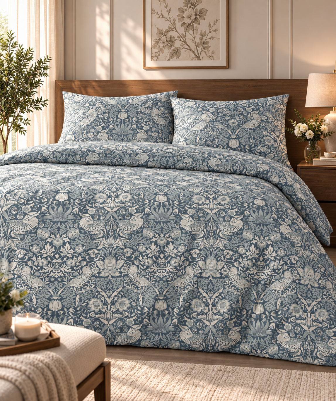 Floral Ivory Sheet version