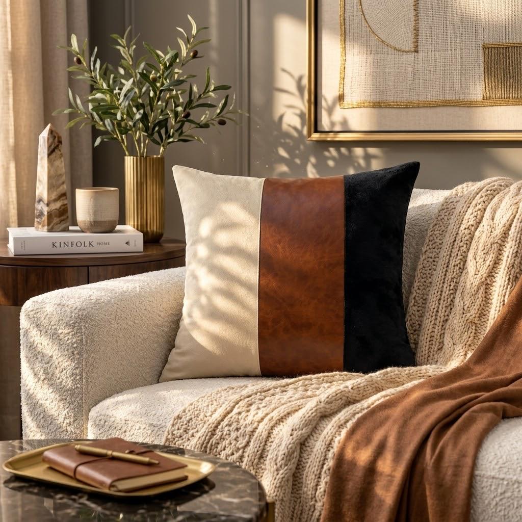 Mocha Noir Cushion Cover