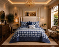 Royal Indigo 6 PC Duvet Cover Set