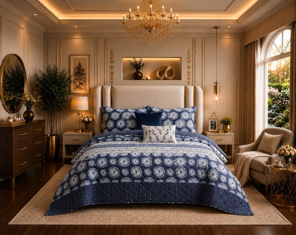 Royal Indigo Duvet Cover Set