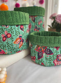 Handcrafted Basket Green