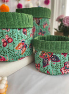 Handcrafted Basket Green
