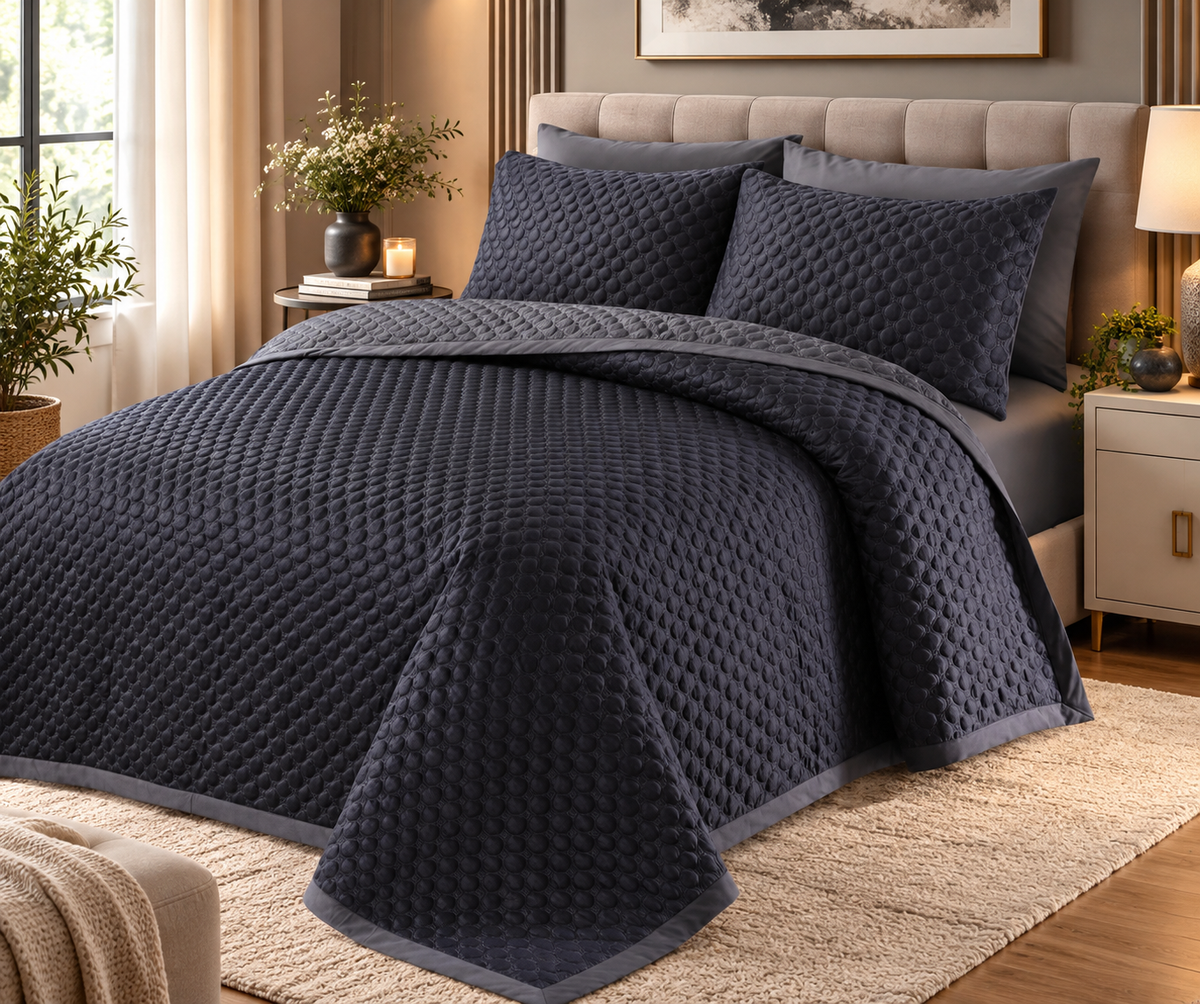 Grey Bed Spread