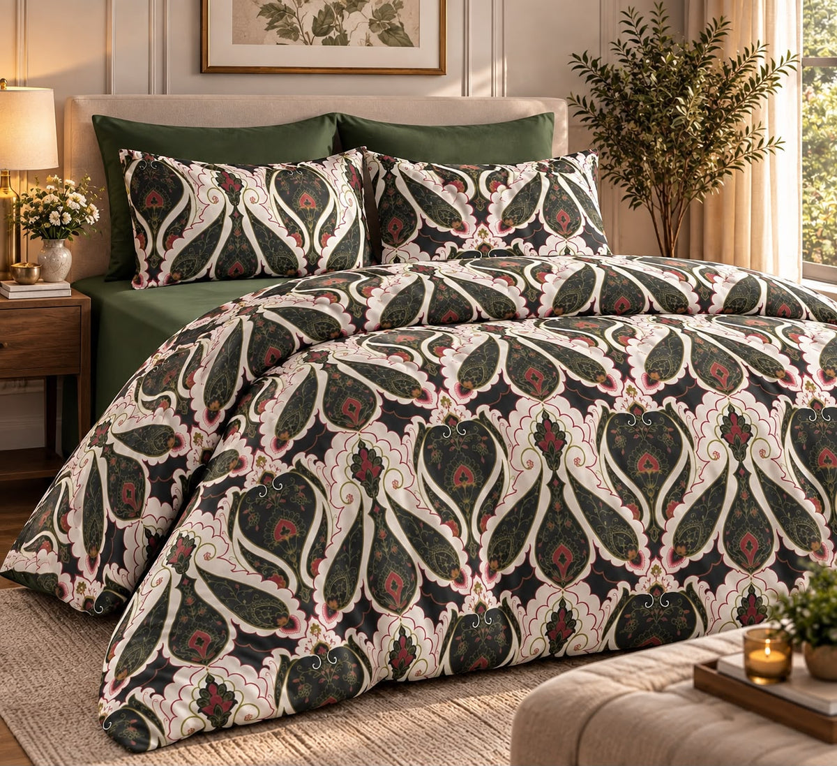 Emerald Damask