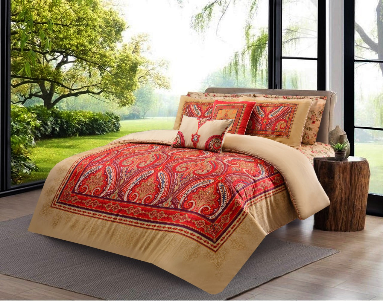 Quilt Cover Reet - Cotton Sateen
