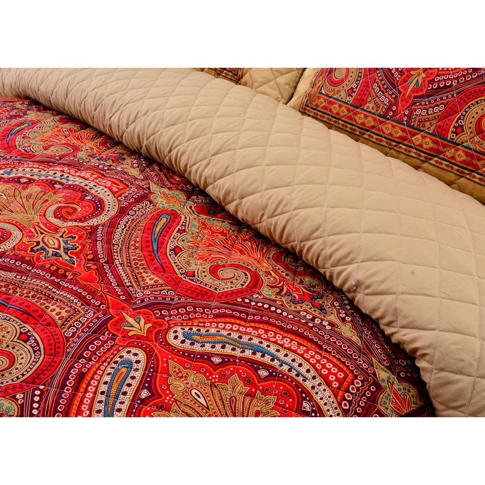 3 PCs Bed Spread Set Reet - Cotton Sateen