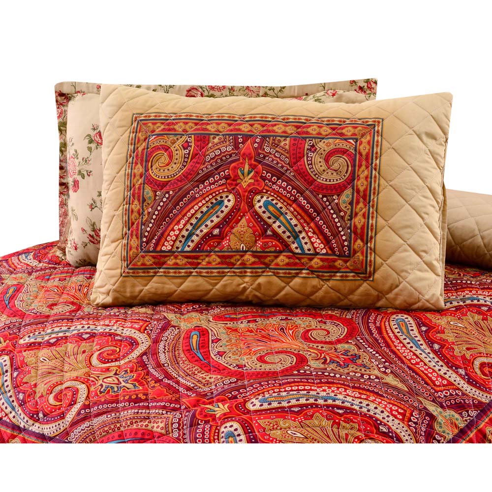3 PCs Bed Spread Set Reet - Cotton Sateen