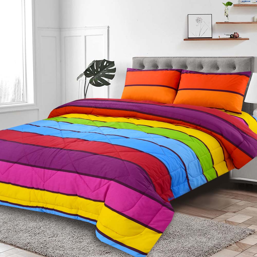3 PCs Bed Sheet - BR0036