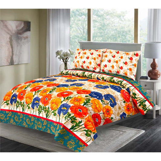 3 PCs Bed Sheet - BD0009