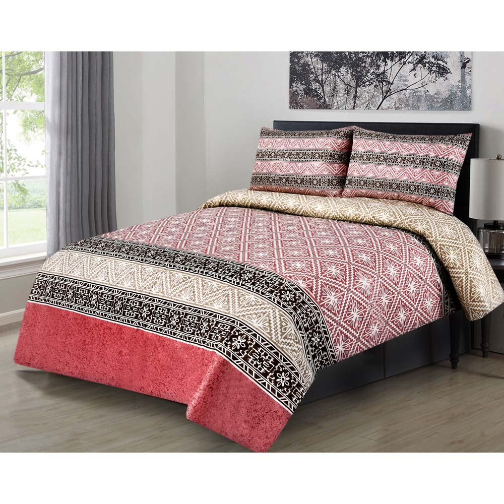3 PCs Bed Sheet - BD0005