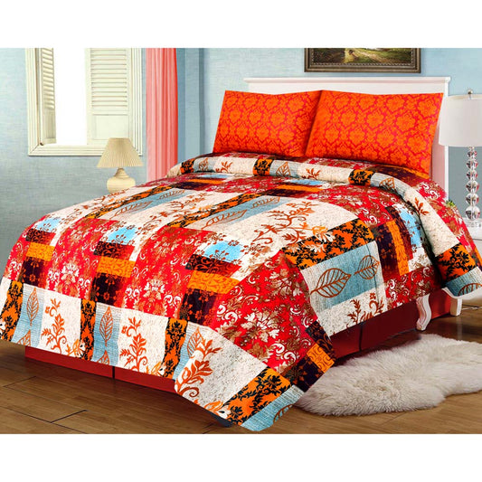 3 PCs Bed Sheet - BD0004