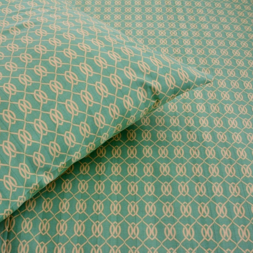 3 PCs Bed Sheet Allure - Cotton Sateen
