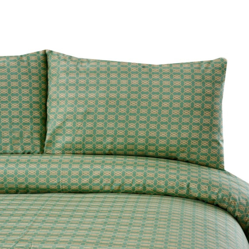 3 PCs Bed Sheet Allure - Cotton Sateen