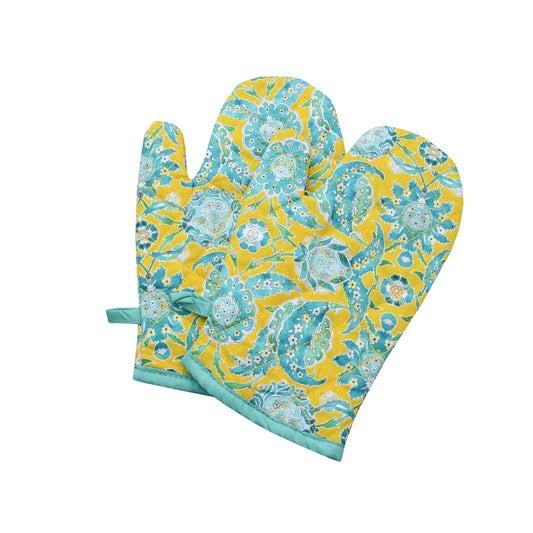 Pair of Kitchen Gloves- Yellow Green