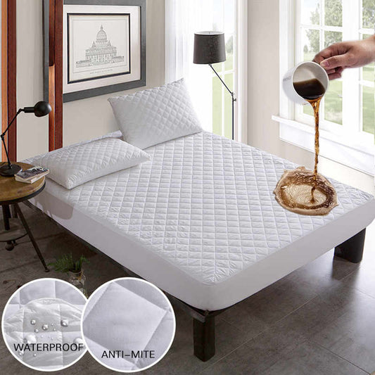 Water Proof Mattress Protector- White